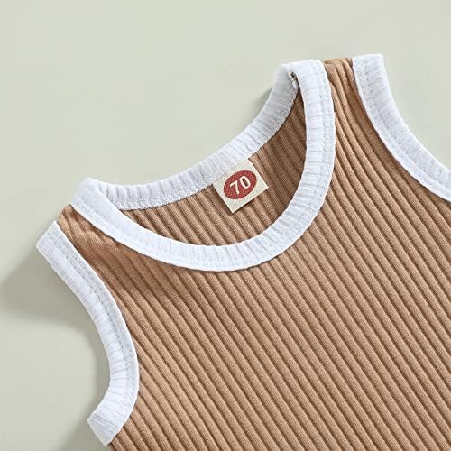 Unisex Toddler Summer Set Soft Cotton Vest Tank Shorts