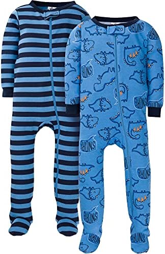 Gerber Baby Boys 2-Pack Pajamas - Snug Fit Safe