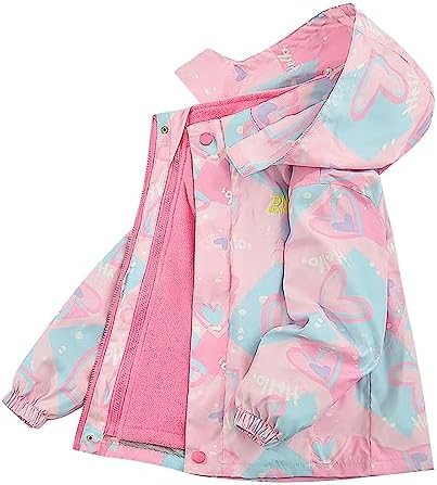 2Pcs Girls Ski Jacket Durable Waterproof Coast