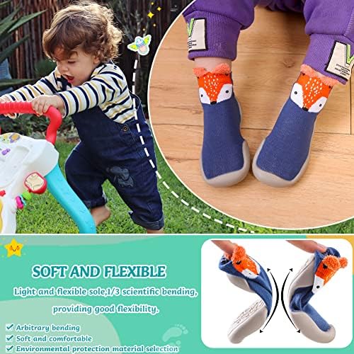 Eecom Toddler Non-Slip Socks for Safety and Comfort