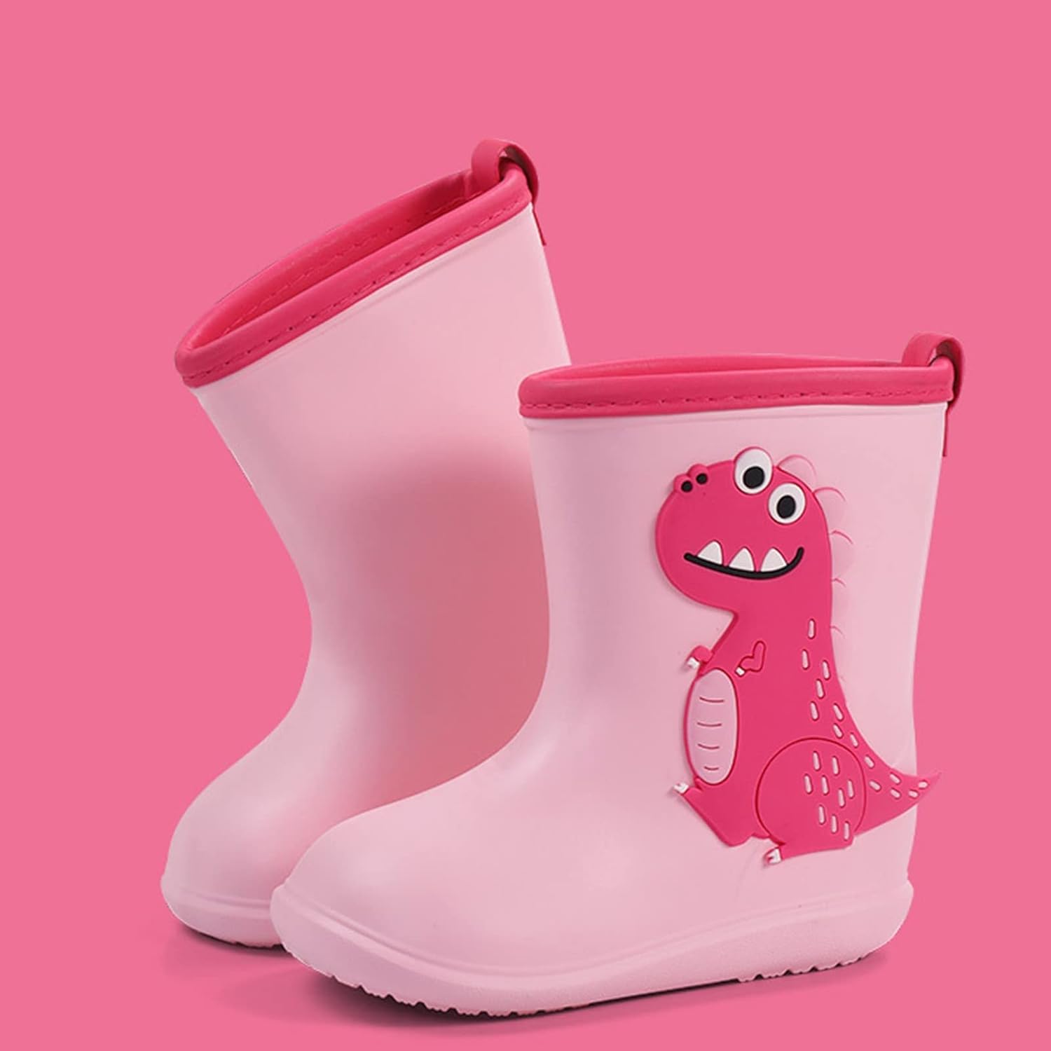 Cartoon Dinosaur Print Kids Rain Boots for Toddlers and Kids