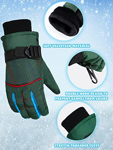 2 Pairs of Waterproof Winter Gloves