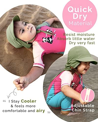 FURTALK Baby Sun Hat with Neck Flap UPF 50