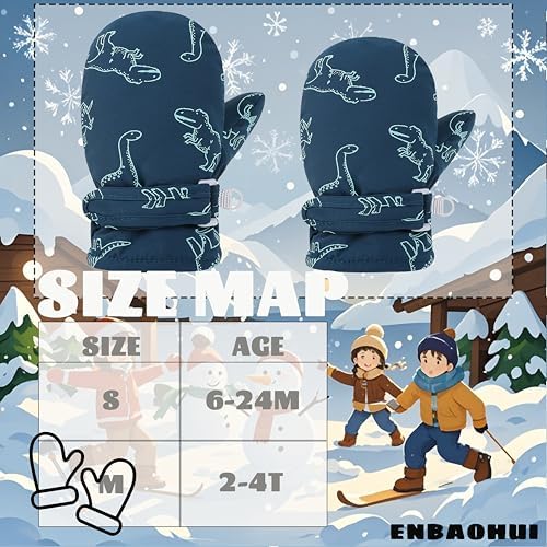 ENBAOHUI Baby Gloves Toddler Winter Gloves