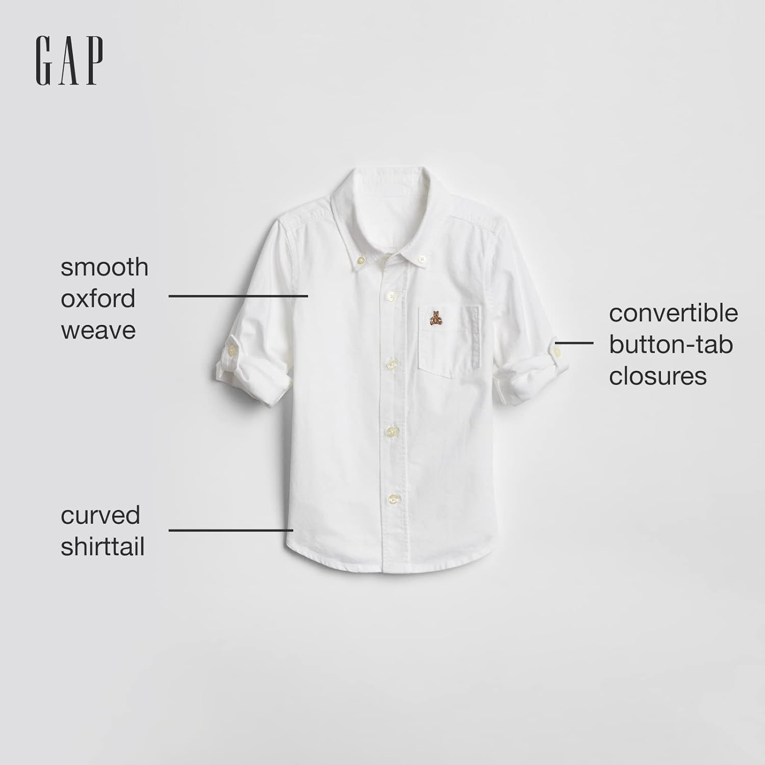 GAP Baby Boys Oxford Button-Down Shirt