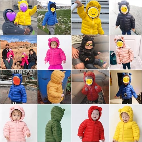 CECORC Toddler Winter Coats Lightweight Puffer Jacket for Babies