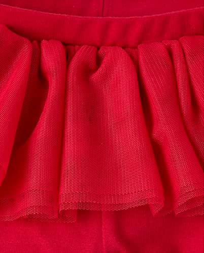 Floral Ruffle Tutu Leggings