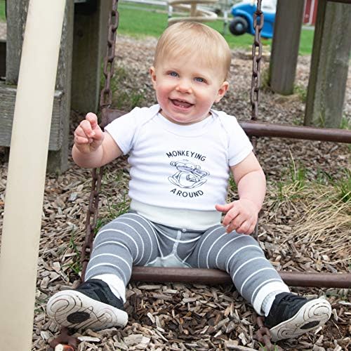 Pavilion Gift Company Monkey Grey Leggings
