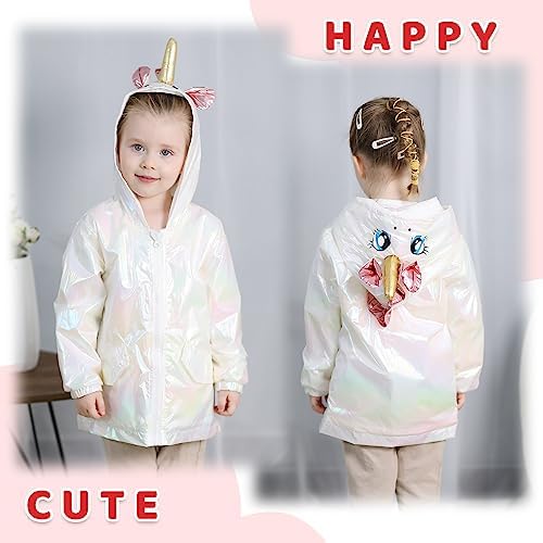 YOUNGER TREE Toddler Cartoon Duck Raincoat