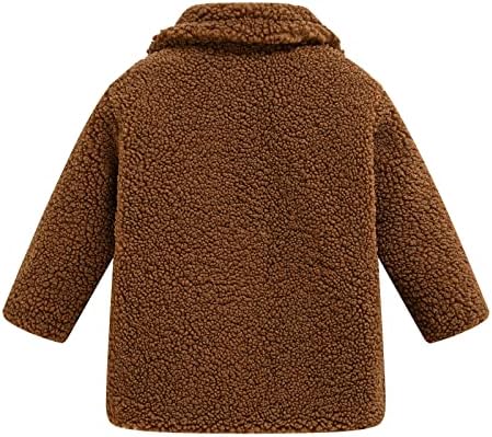 Toddler Girls Winter Long Coat - Soft Warm and Padded for Cold weather