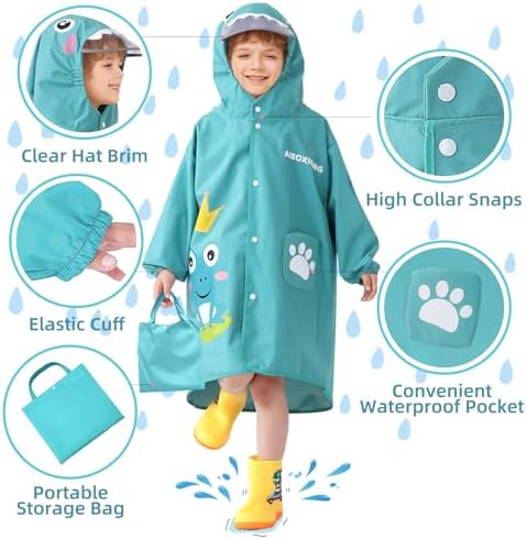 Trenovo Kids Waterproof Rain Coats