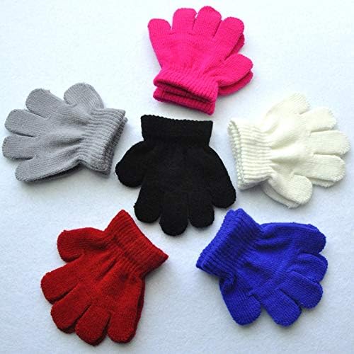 BaiX Toddler Winter Knitted Gloves