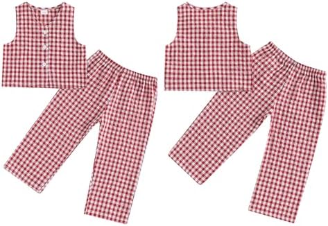 Adorable Plaid Outfit for Toddler Girls
