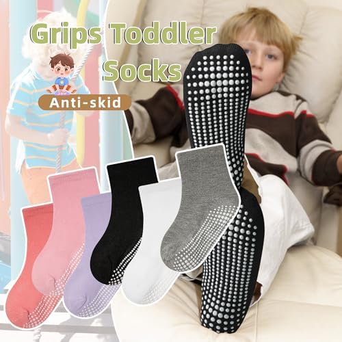 Non-Slip Toddler Socks for Safe Walking