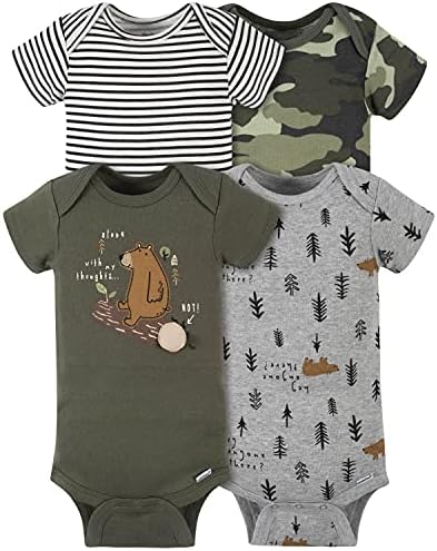 Gerber Baby Boys 4-Pack Onesies