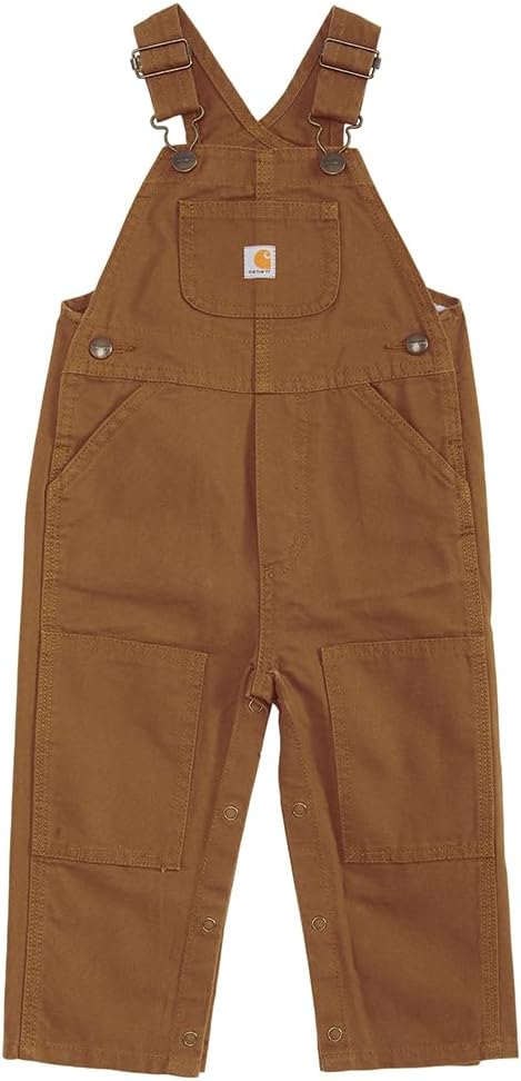 Exclusive Carhartt Baby Boys Canvas Bib Overalls Washed Adjustable