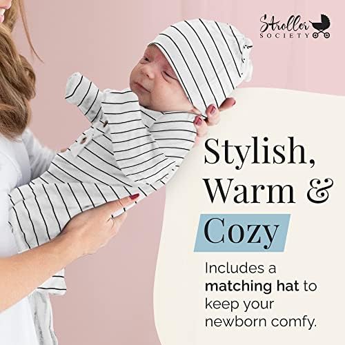 Perfect Gender-Neutral Newborn Gown Hat Set