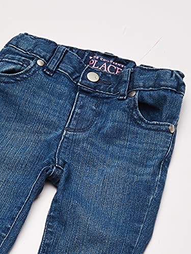 The Childrens Place Baby Girls Super Skinny Jumpsuit Jeans