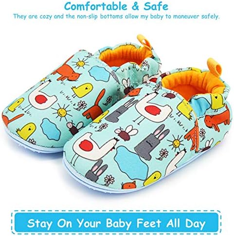 Timatego Toddler Safety Slipper Moccasin 6-24 Months