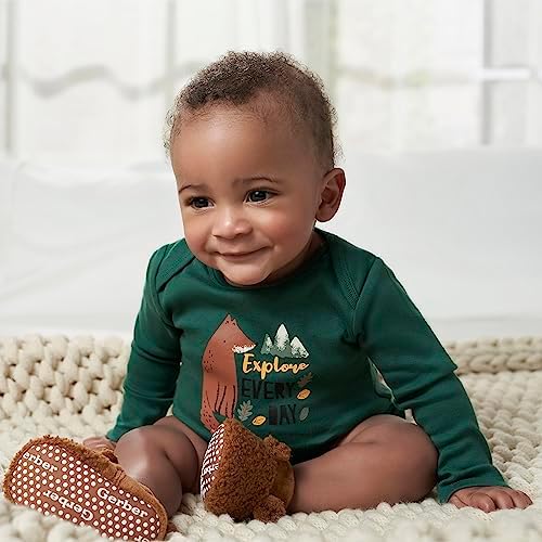 Gerber Baby Boys 6-Pack Long Sleeve Onesies Bodysuit