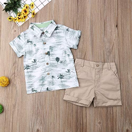 VISGOGOFlamingo Button Down Toddler Set