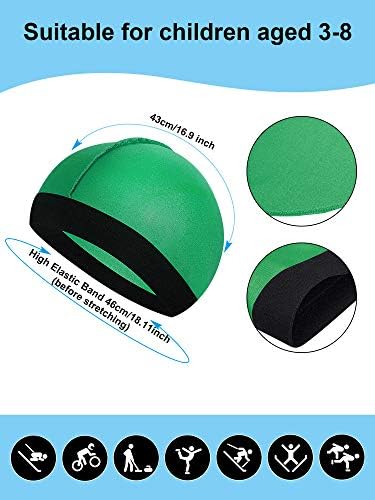 6-Piece Kids Satin Wave Hats