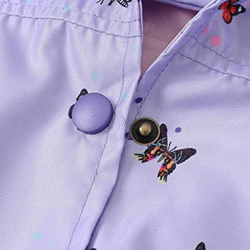Cute Toddler Rain Jacket with Cartoon Print