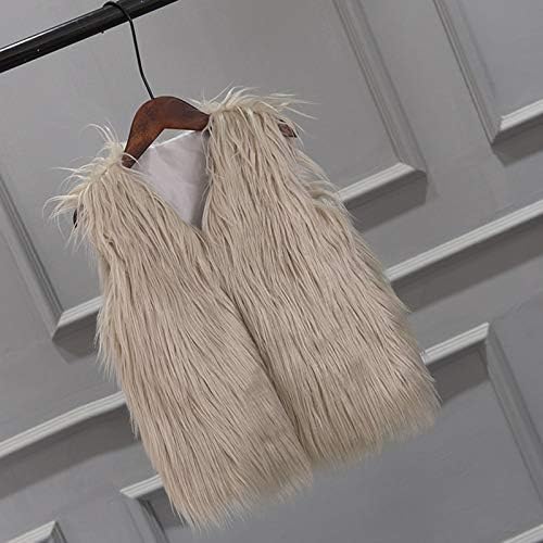 Reusable Faux Furry Jacket for Kids Toddlers