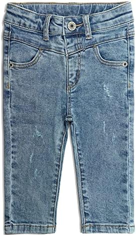 KIDSCOOL SPACE - Tough Ripped Jeans for Kids Soft Stretchy Washed Soft Fit