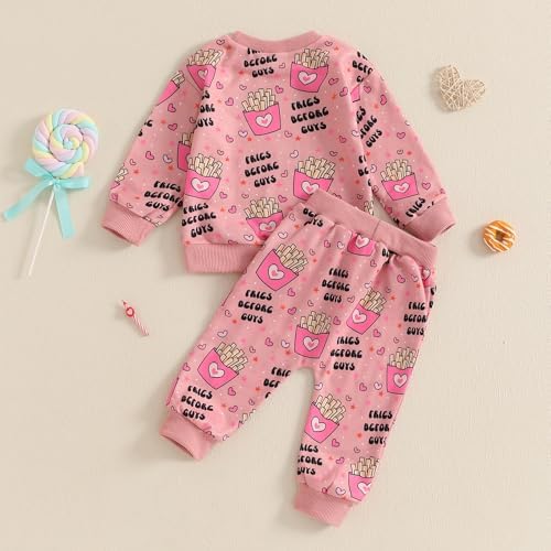 Easter Bunny Ruffled Collar Sweater Set for Kids