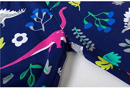 Julerwoo Dinosaur Leggings for Girls 2-10 Years