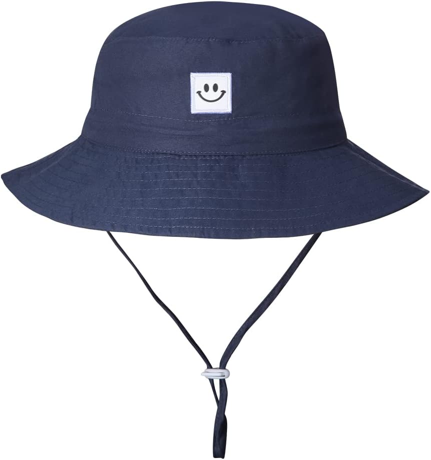 MaxNova Baby Sun Hat Smile Face UPF 50 Toddler Bucket Hat