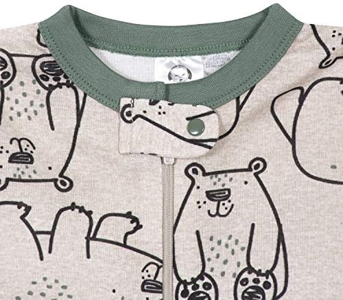Gerber Baby Boys 4-Pack Footed Pajamas Reliable Sleepwear with Safety Features