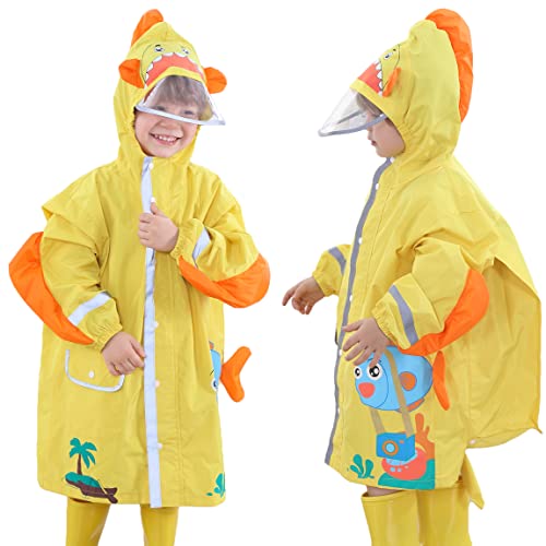 Fewlby Boys Girls Toddler Rain Jacket