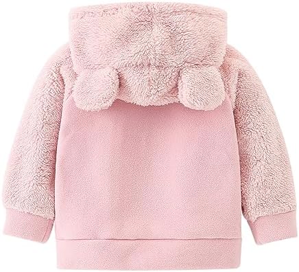 Warm Bear Ears Fleece Hoodie for Babies