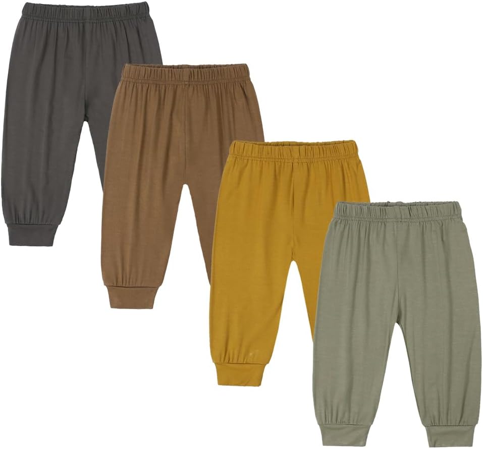 4-Piece Bamboo Rayon Leggings for Toddlers