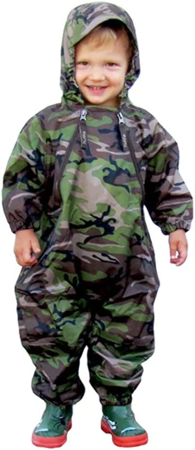 Tuffo baby boys coverall waterproof overalls with dual zippers