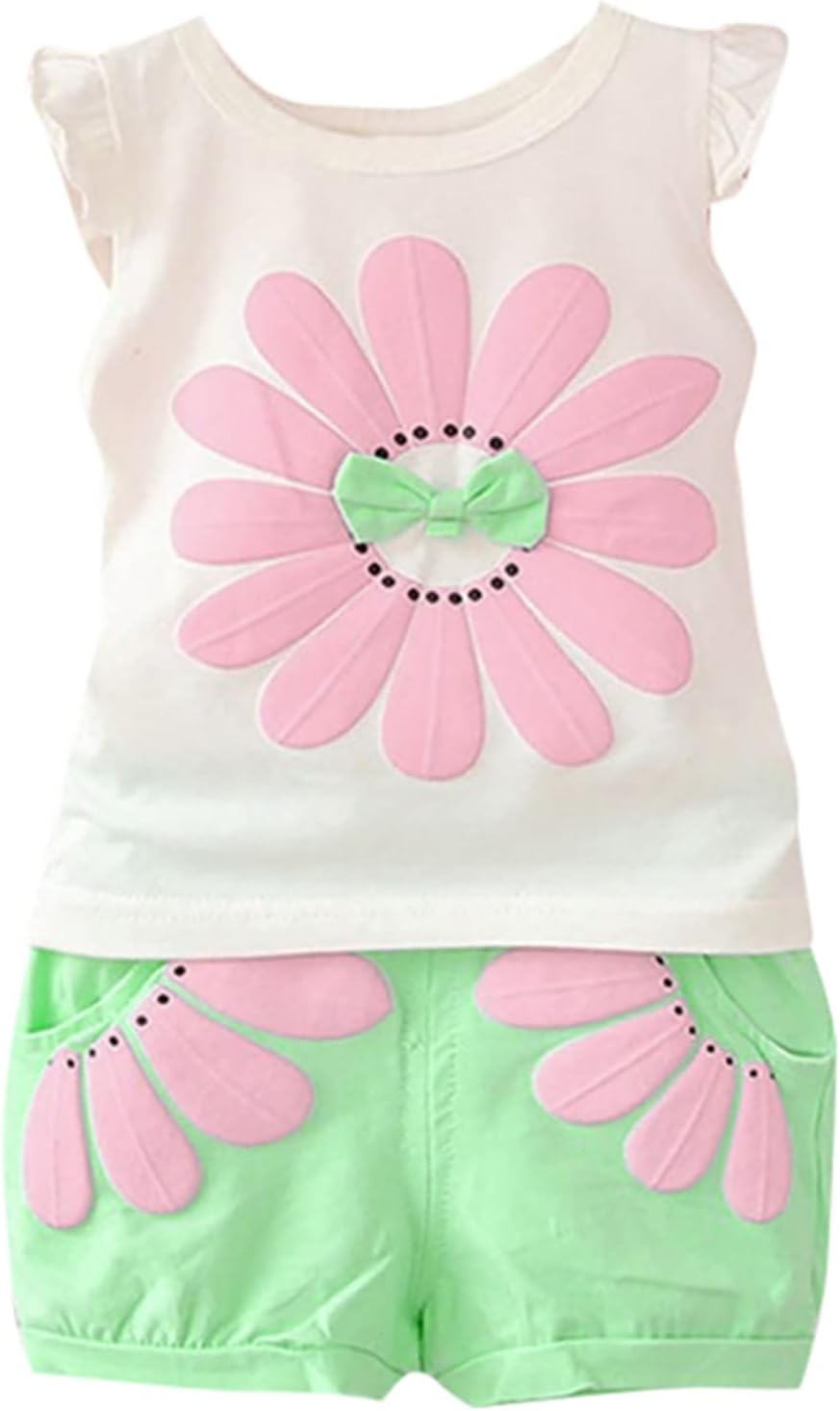 Rainbow Baby Girl Sets - Onesies Shorts - 0-3 Years