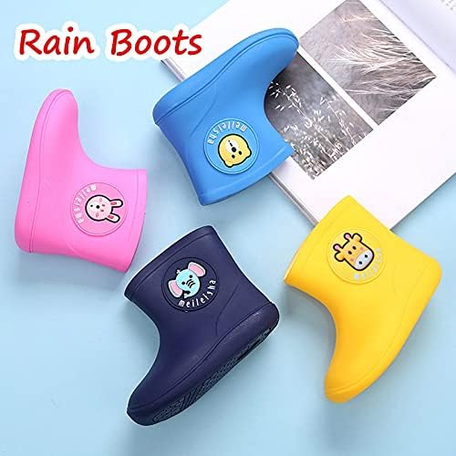 POLGentry Rainbow rain boots for toddlers and kids