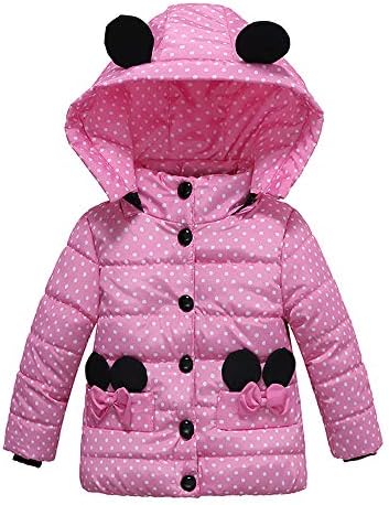 COCOLOVE Baby Toddler Girls Winter Coat Warm Padded Thick