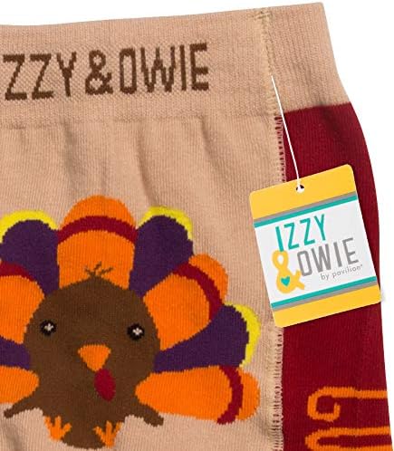 Pavilion Gift Company Izzy Owie - Turkey Thanksgiving Legging Gift Set