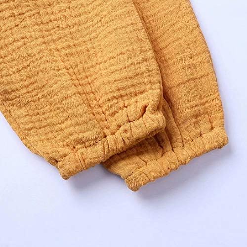 Toddler Cotton Linen 2Pcs Outfit for Baby Boy Girls