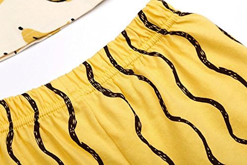 Sanlutoz Boys Banana T-Shirt and Cotton Shorts Set for Toddlers