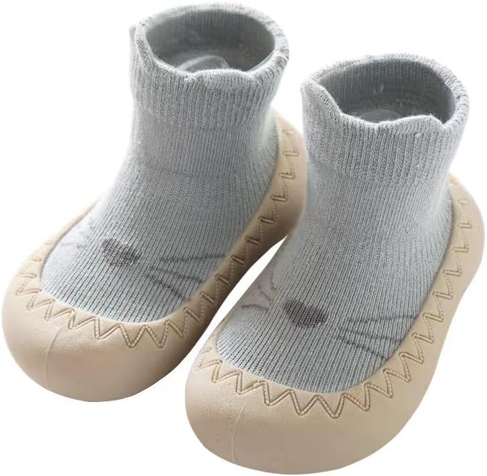 Soft Non-Slip Socks Slipper for Toddlers Premium Cotton Breathable Safe