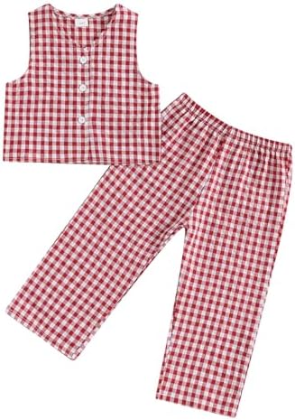 Adorable Plaid Outfit for Toddler Girls