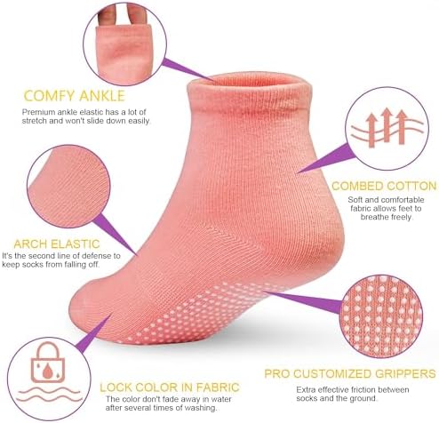 Safe and Soft Non-Slip Socks for Babies and Kids