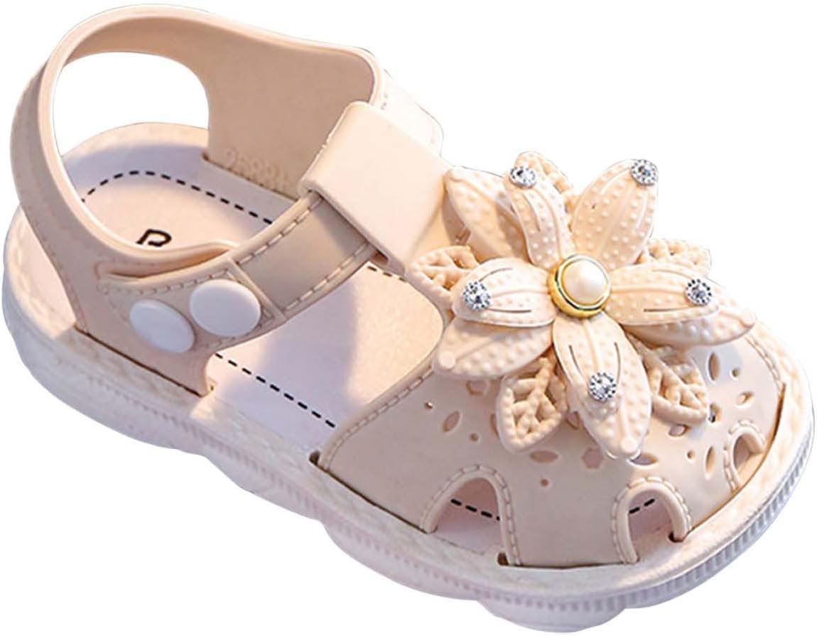 Floral Bow Slip-On Sandals