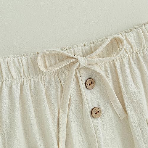 Soft Cotton Linen Joggers for toddlers