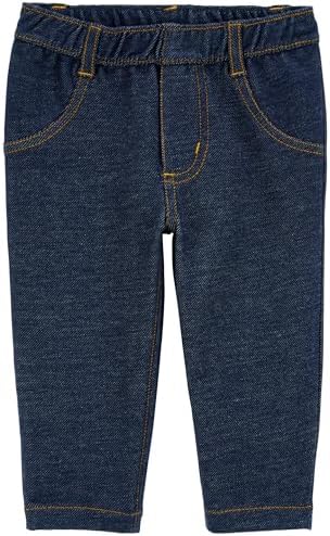 Carters Baby Boys Faux Denim Jeans - Soft Stretchy