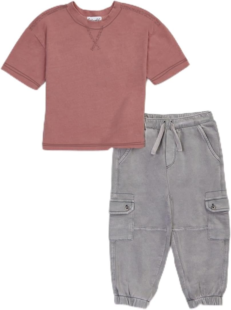 Cargo Jogger Set for Adventuring Kids Style Comfort and Versatility